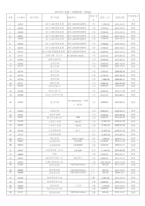 国有资产处置到期报废明细表.docx