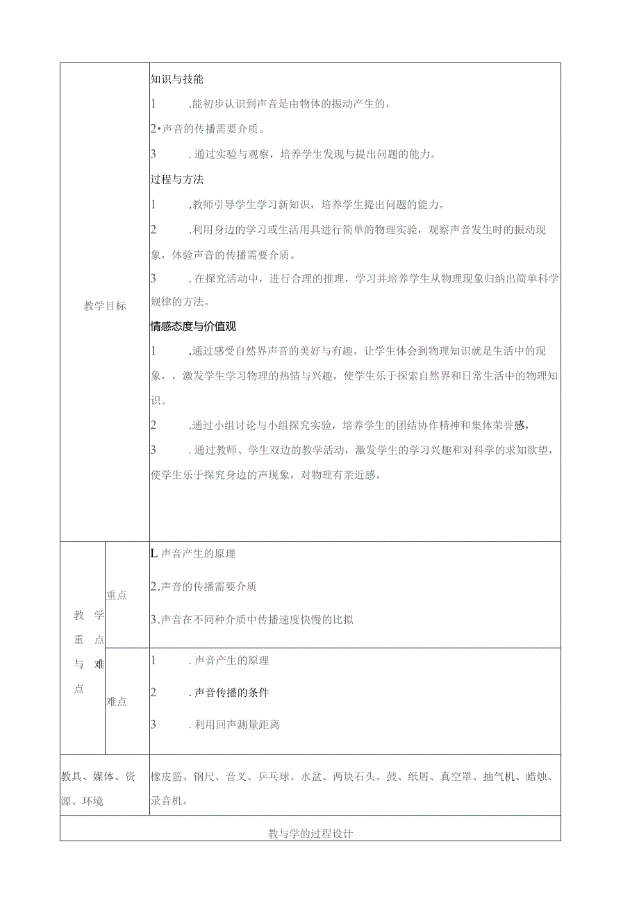 声音的产生与传播-教案教学设计.docx_第2页