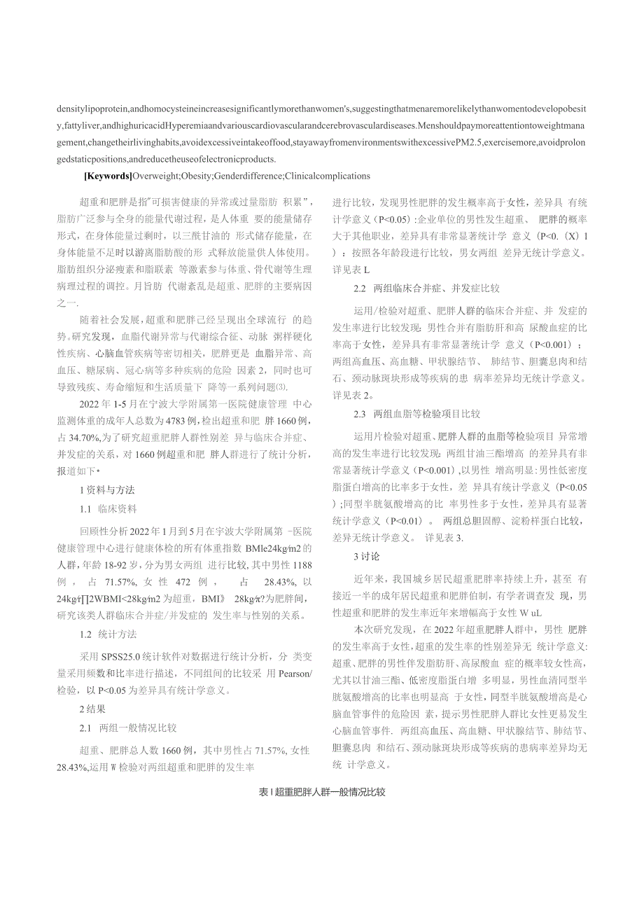 超重肥胖人群临床合并症性别差异研究.docx_第2页