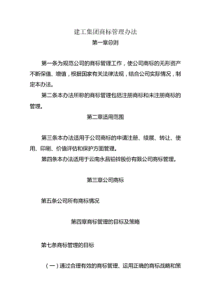 建工集团商标管理办法.docx