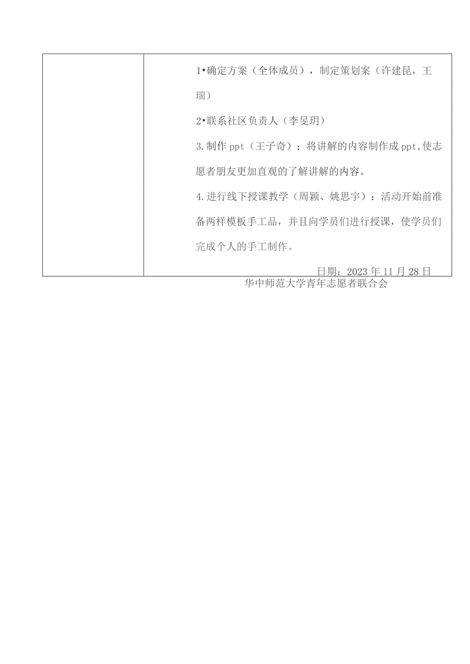 信管学院徐家棚阳光家园第三次志愿活动申请表.docx_第2页