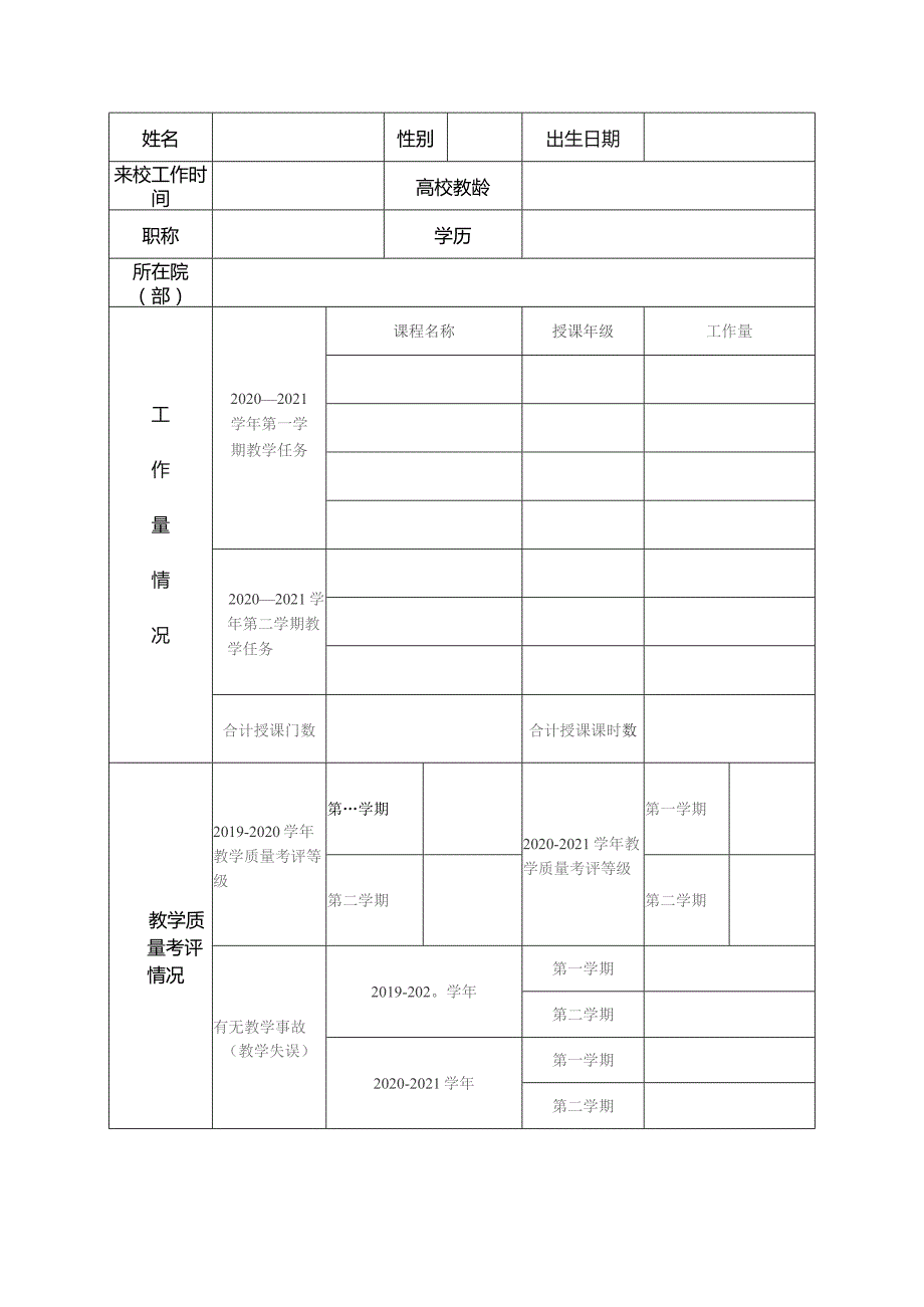 郑州工商学院青年教师教学质量奖申报书.docx_第3页