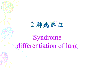 肺病辨证.ppt