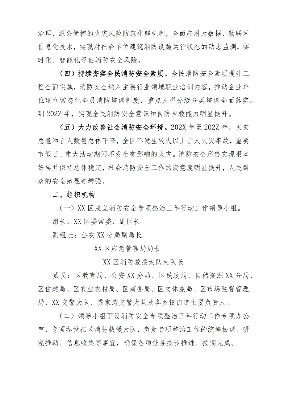 某区消防安全专项整治三年行动实施方案.docx_第2页