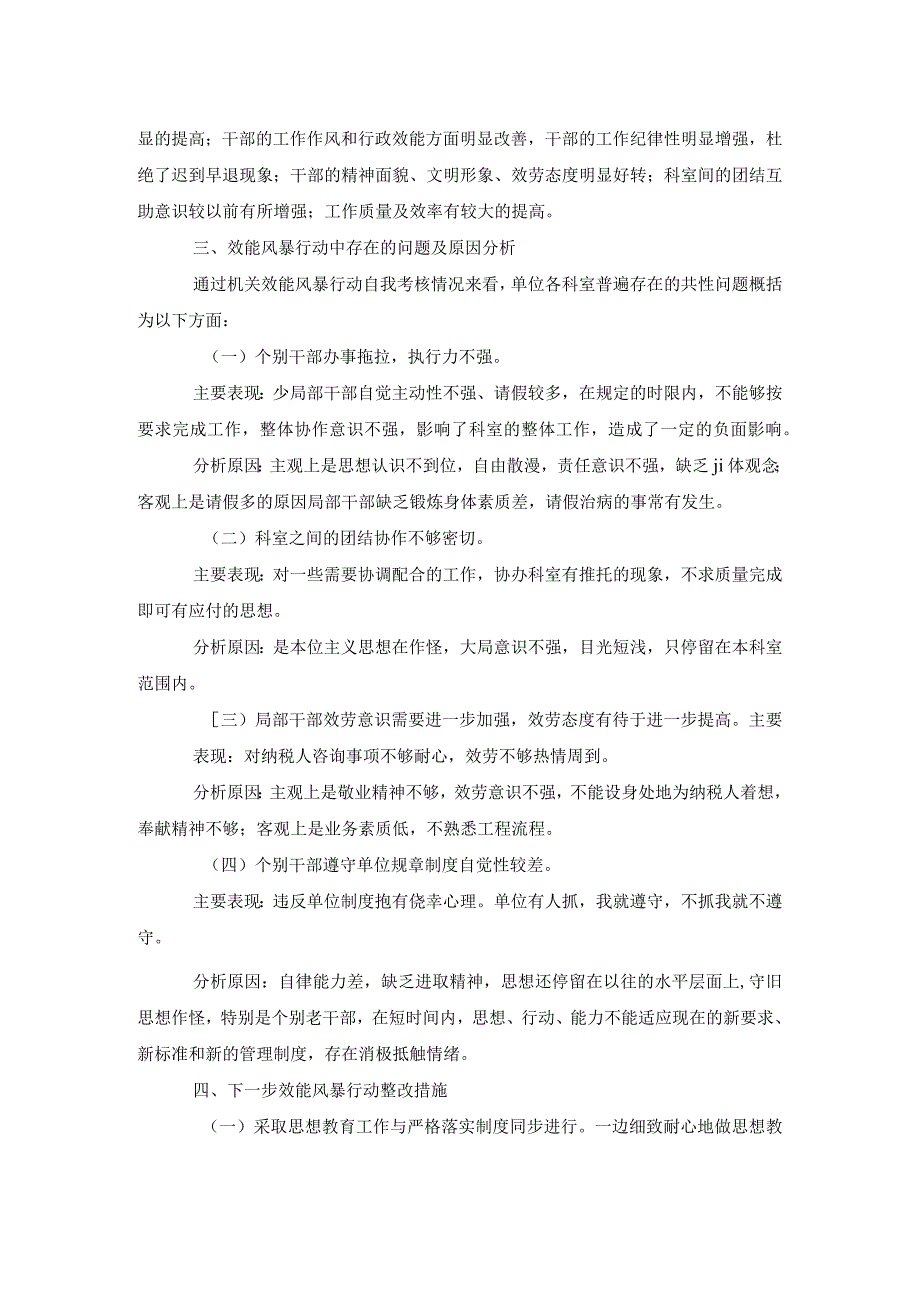 效能风暴行动自查报告范文.docx_第2页