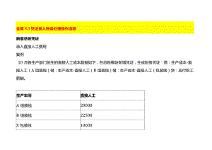 金蝶K3凭证录入账务处理操作流程.docx