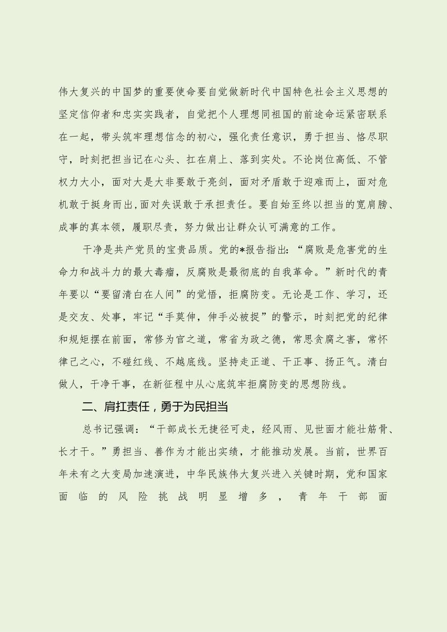 党课：青年要忠诚践行初心 实干担当使命（最新分享）.docx_第2页