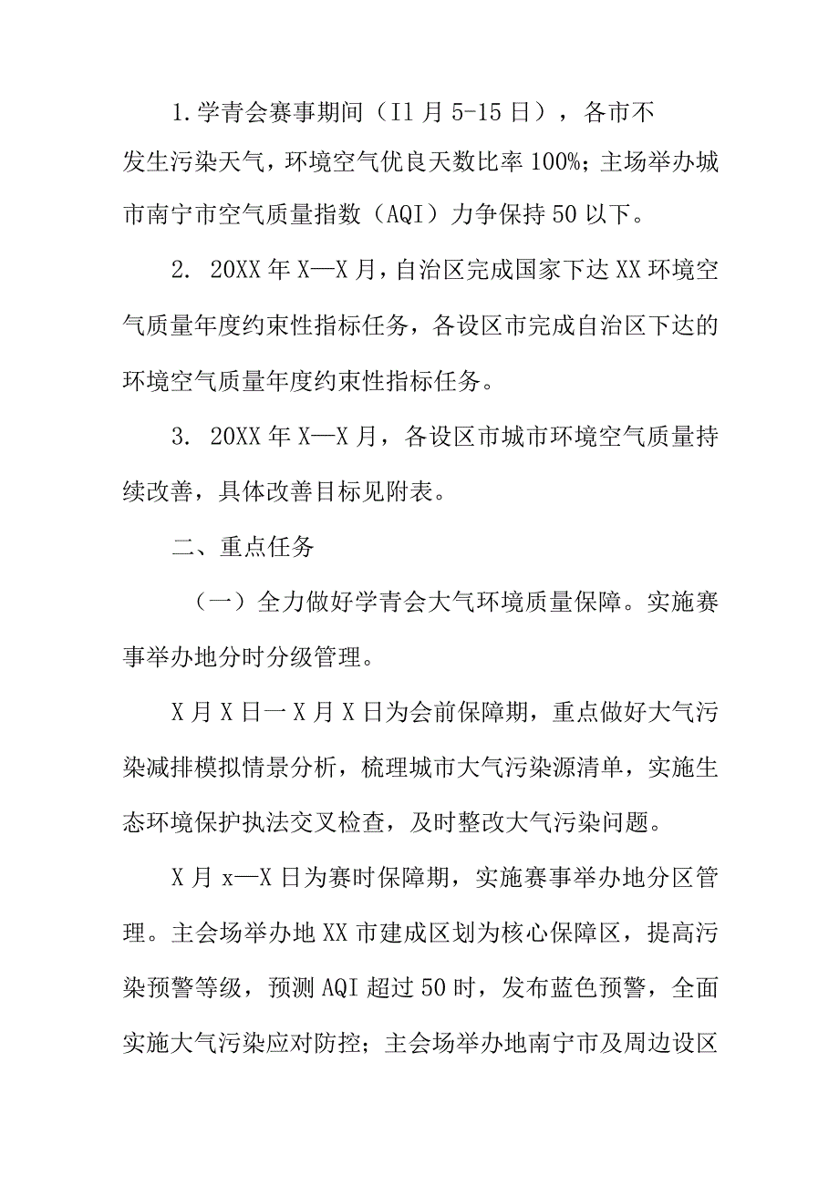 X运动会大气环境质量保障暨秋冬季大气污染防治攻坚行动方案.docx_第2页