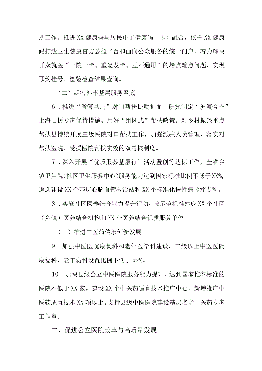 深化医药卫生体制改革近期重点工作实施方案.docx_第2页