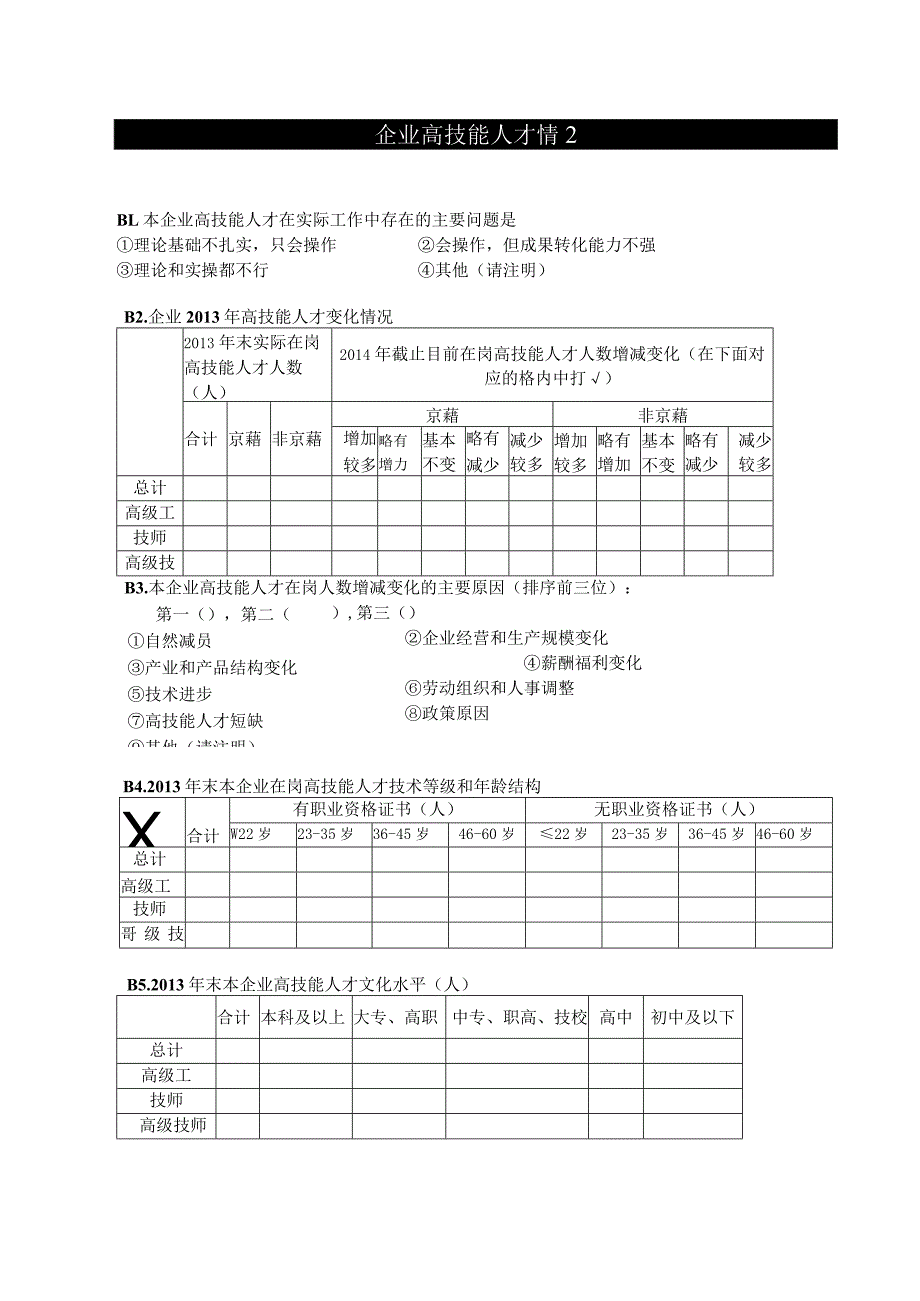 问卷朝阳区高技能人才现状调查问卷企业卷.docx_第2页