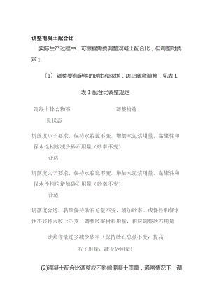 调整混凝土配合比.docx