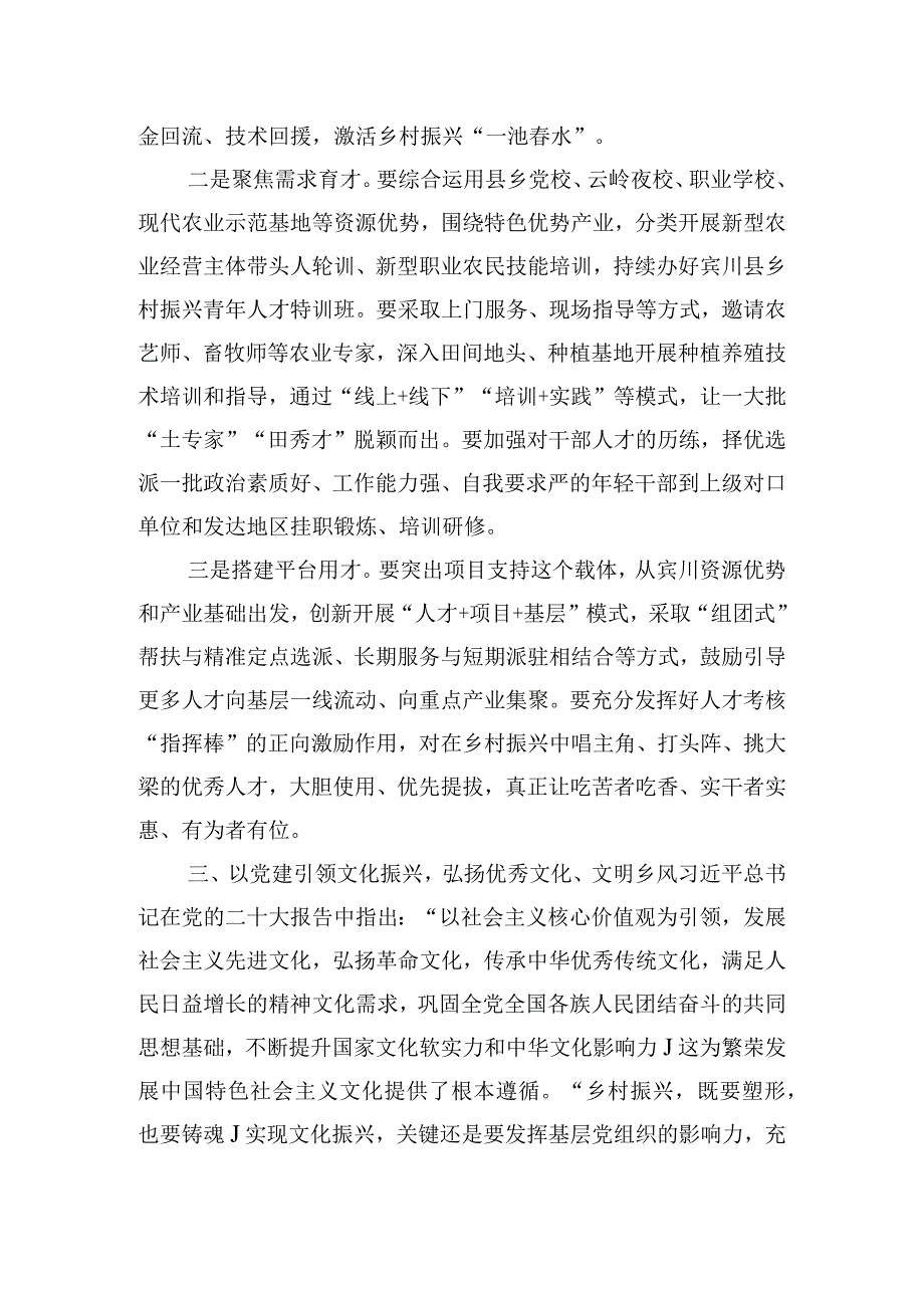 党建推动乡村振兴研讨发言提纲.docx_第3页