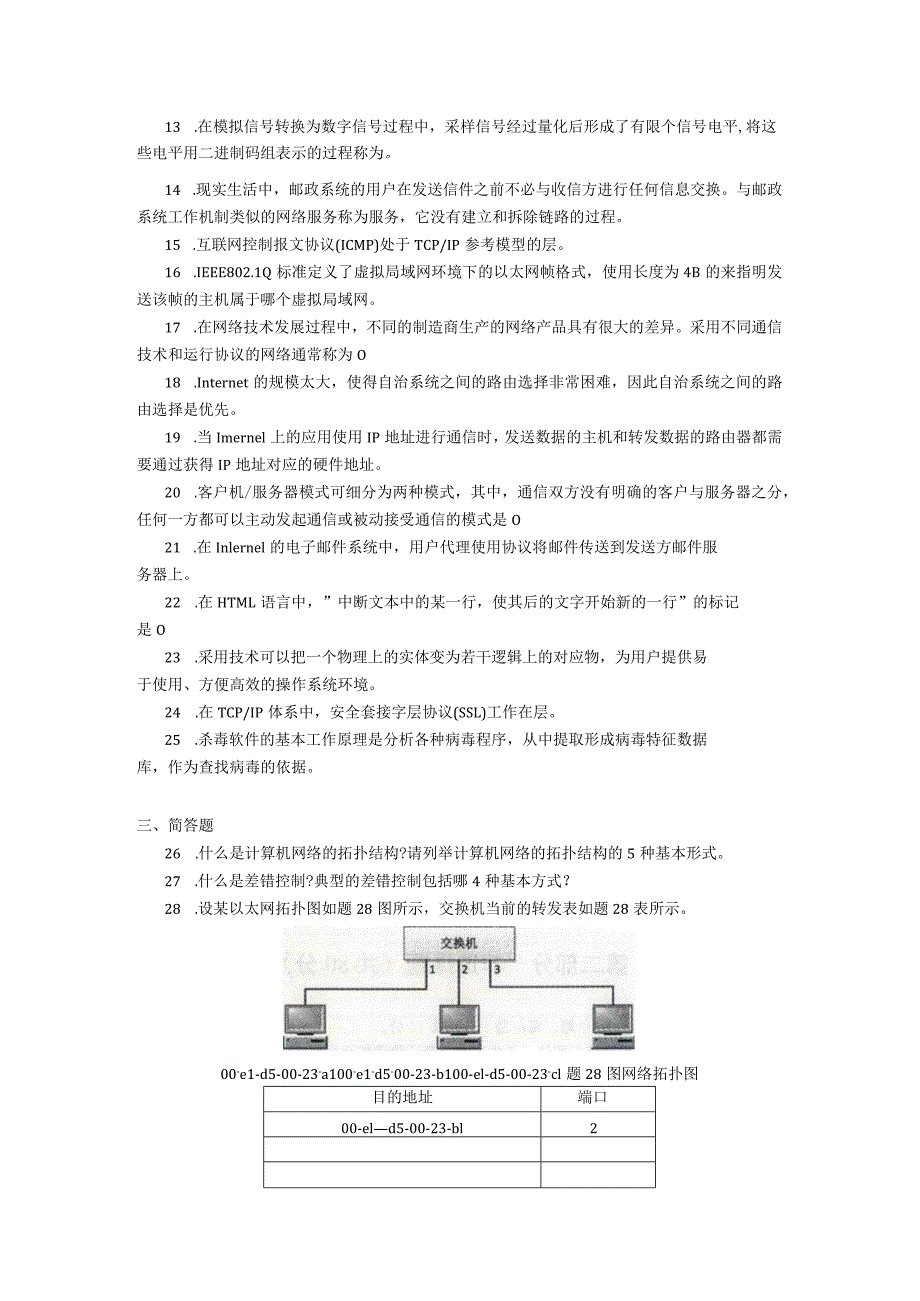 2019年10月自学考试02141《计算机网络技术》试题.docx_第2页