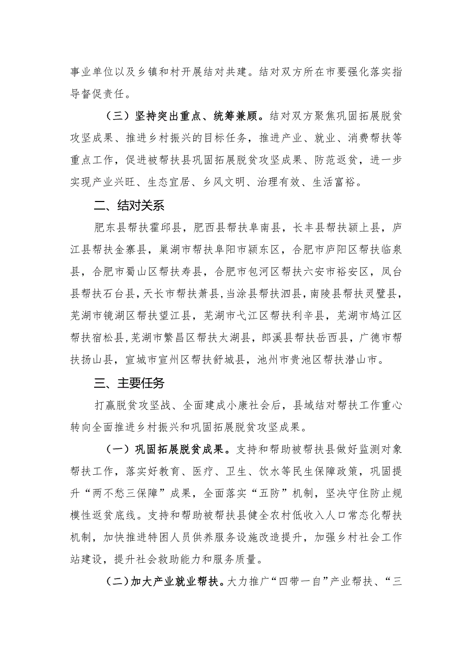 关于深化县域结对帮扶巩固拓展脱贫攻坚成果推进乡村振兴的实施意见.docx_第2页