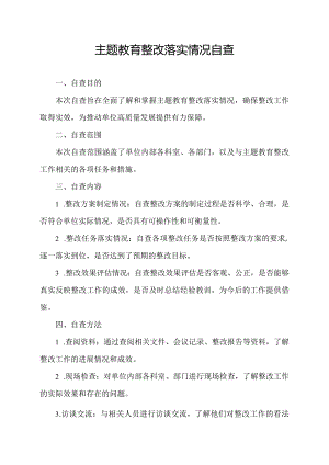 主题教育整改落实情况自查.docx