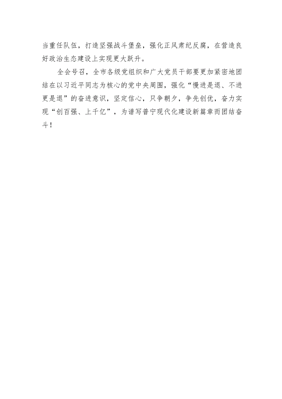 中国共产党普宁市第十四届委员会第五次全体会议决议.docx_第3页