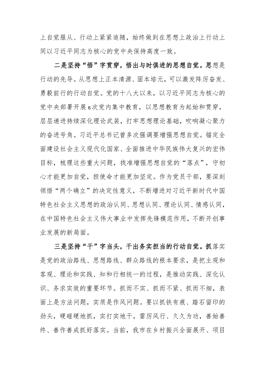 2023年主题教育理论学习专题研讨会上的发言提纲范文两篇.docx_第2页