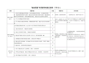 “输血质量”专项督导检查记录表.docx