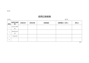 信用记录报表.docx