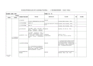 住院医师规范化培训基地评估指标（2023年版）—口腔颌面影像科专业基地.docx