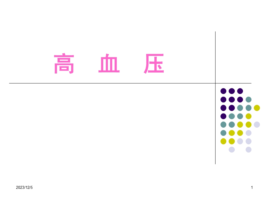 高血压专业专题教学讲座PPT.ppt_第1页