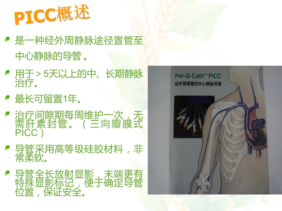 picc置管适应症及维护.ppt_第2页