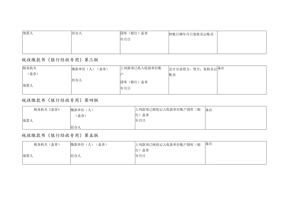 A07101《中华人民共和国税收缴款书（银行经收专用）》.docx_第3页