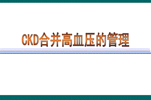 CKD患者的高血压管理.ppt