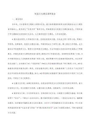 校园文化建设调研报告.docx