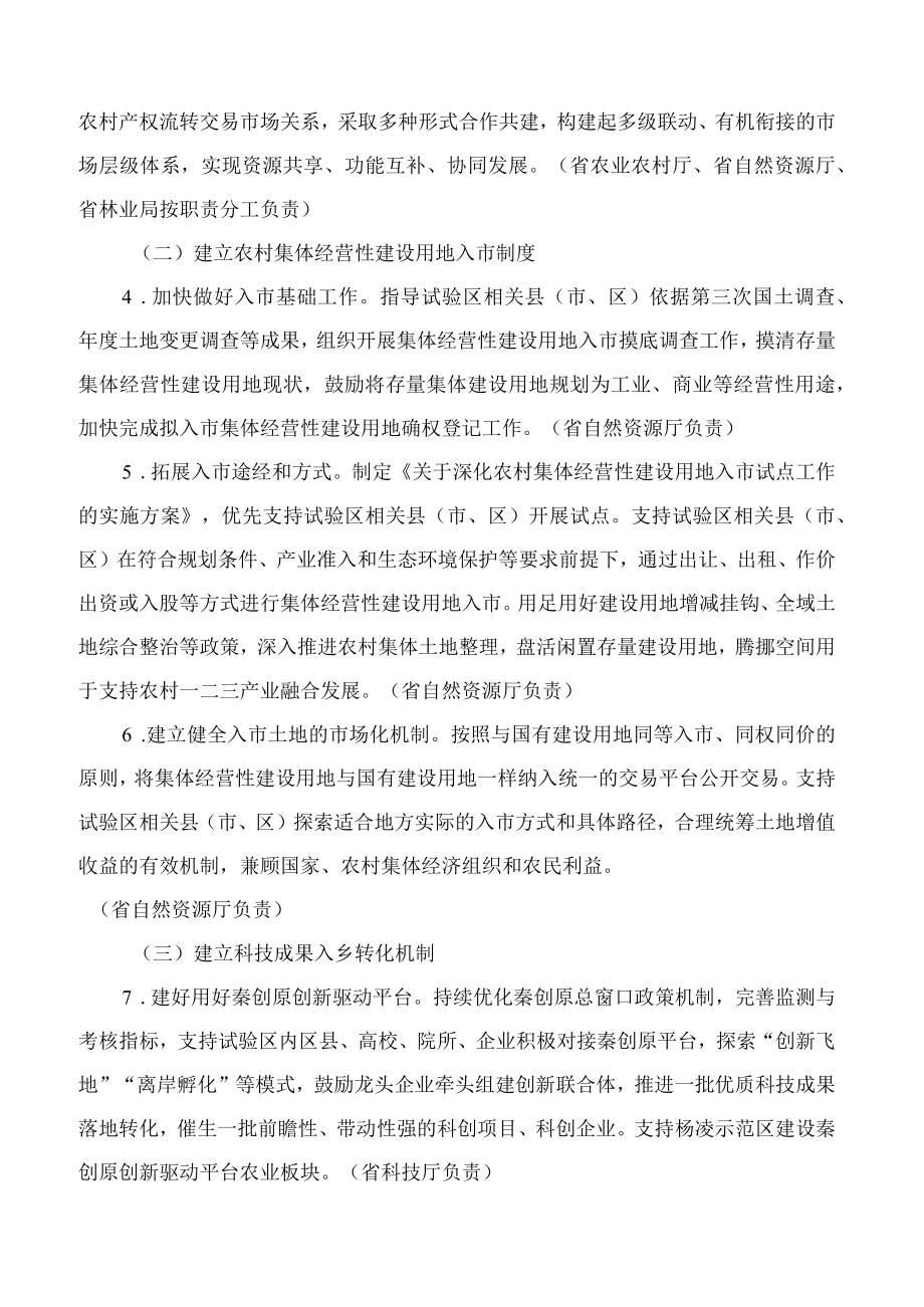 陕西省发展和改革委员会关于印发支持国家城乡融合发展试验区西咸接合片区深化改革创新的意见的通知.docx_第3页