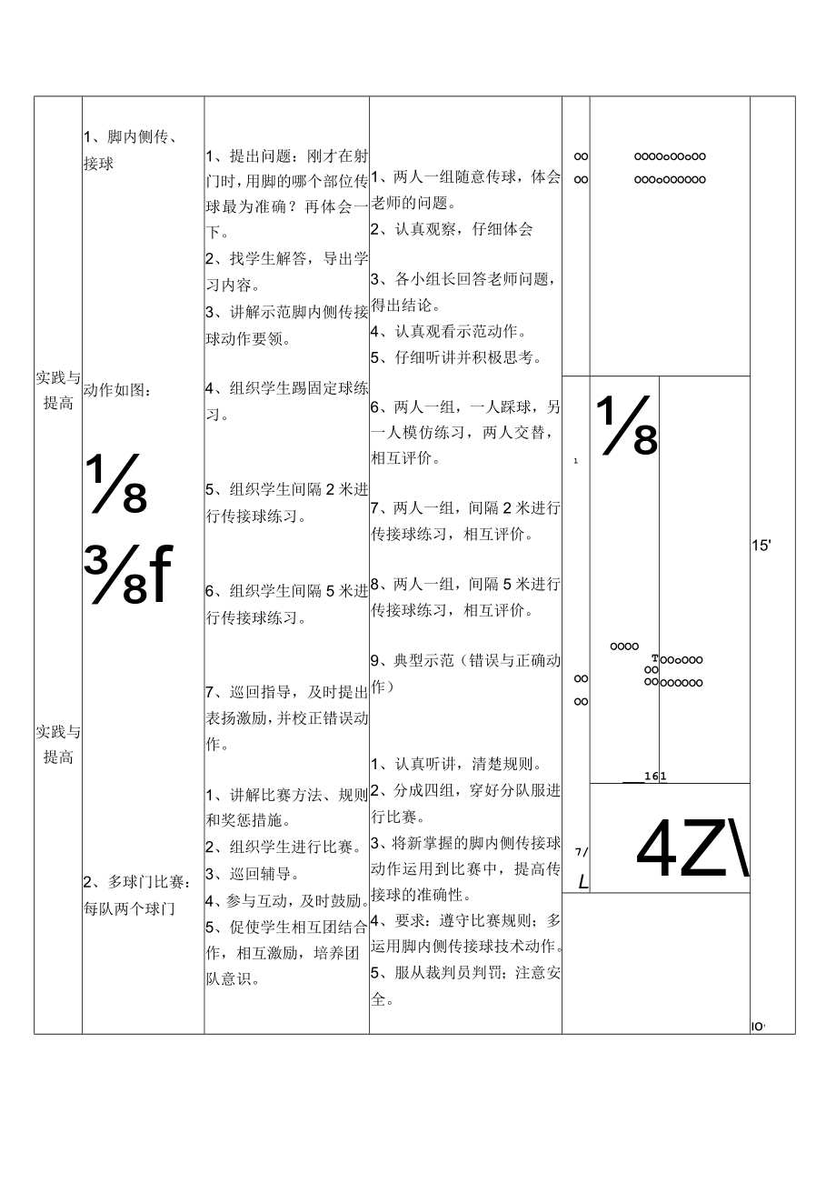 校园足球教案-脚内侧传接球教案设计2份.docx_第2页