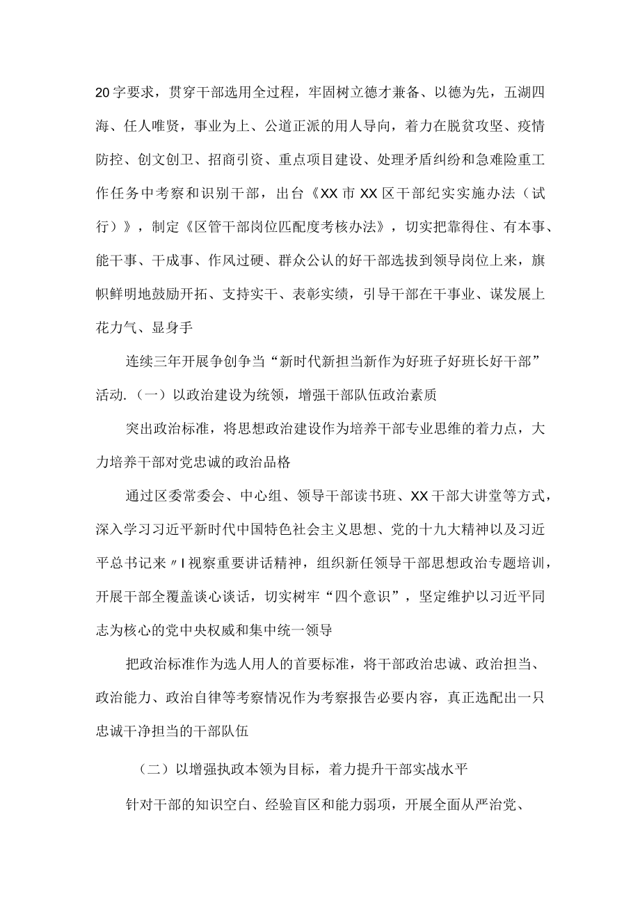 某区建设忠诚干净担当的高素质专业化干部队伍调研报告.docx_第2页