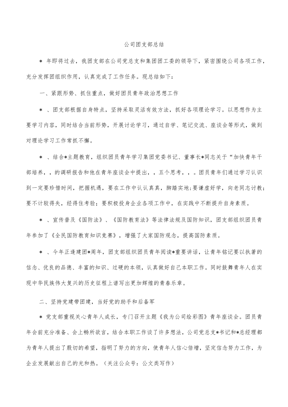 公司团支部总结.docx_第1页