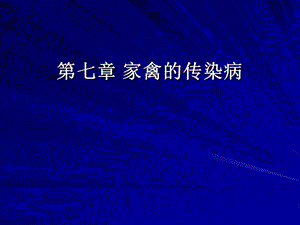 家禽的传染病.ppt