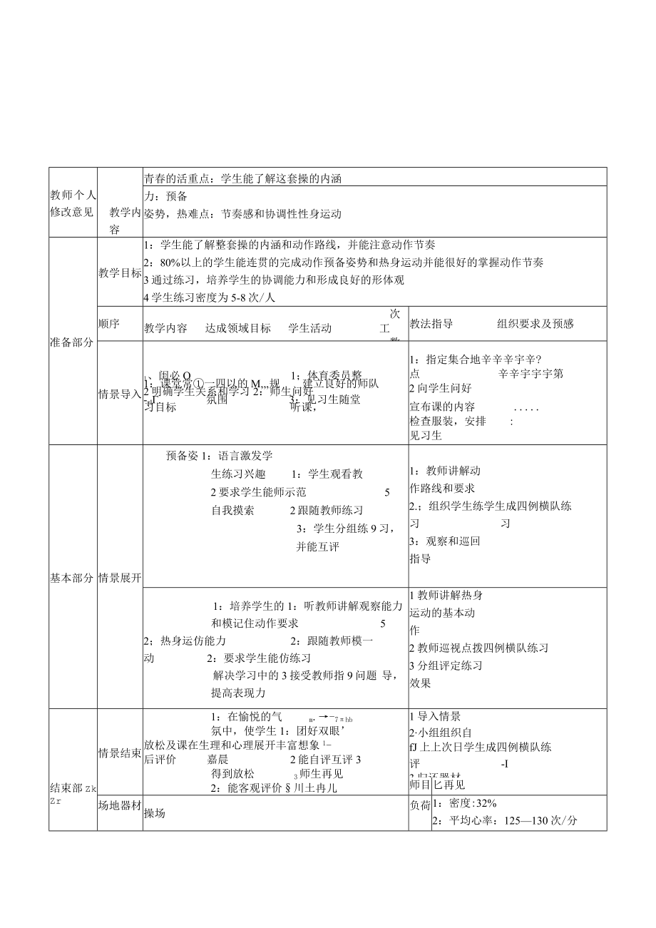 七年级下学期体育与健康全册教案共32课时.docx_第2页