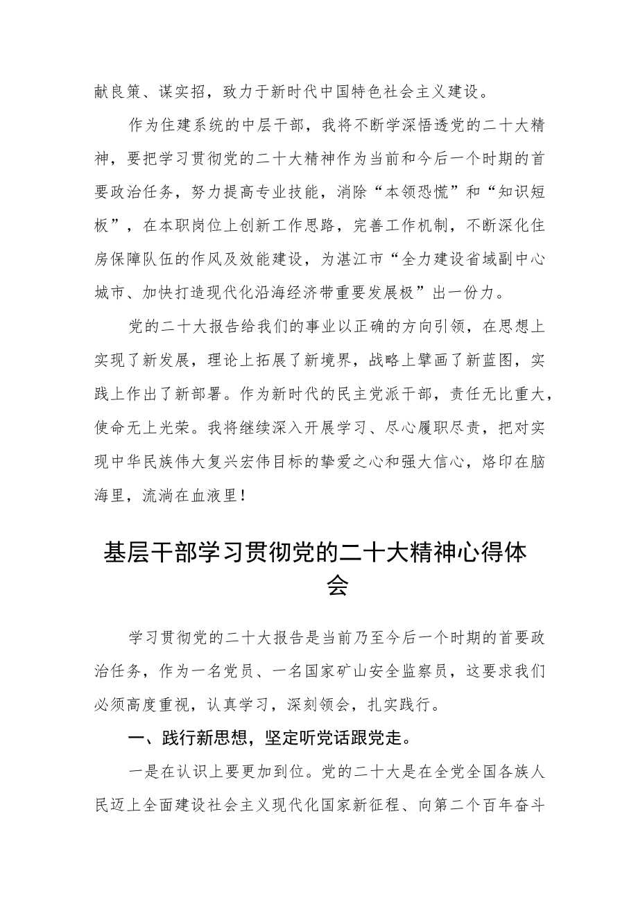 基层青年政协委员学习二十大精神心得体会通用版(三篇).docx_第3页