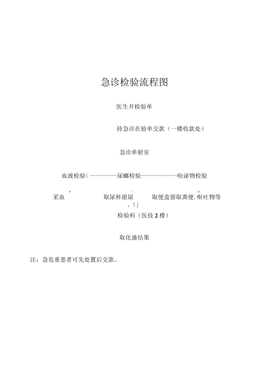 某某医院急诊分诊流程图（可自行调整）.docx_第2页