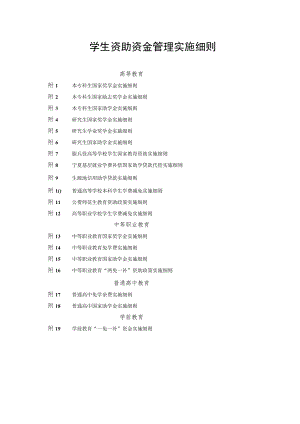 学生资助资金管理实施细则.docx