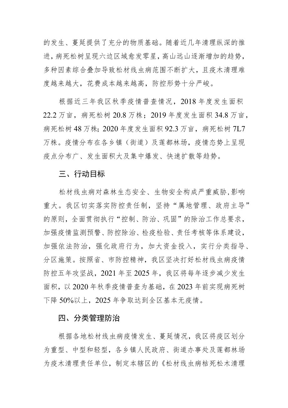 莲都区松材线虫病防控五年攻坚行动计划2021-2025年.docx_第2页