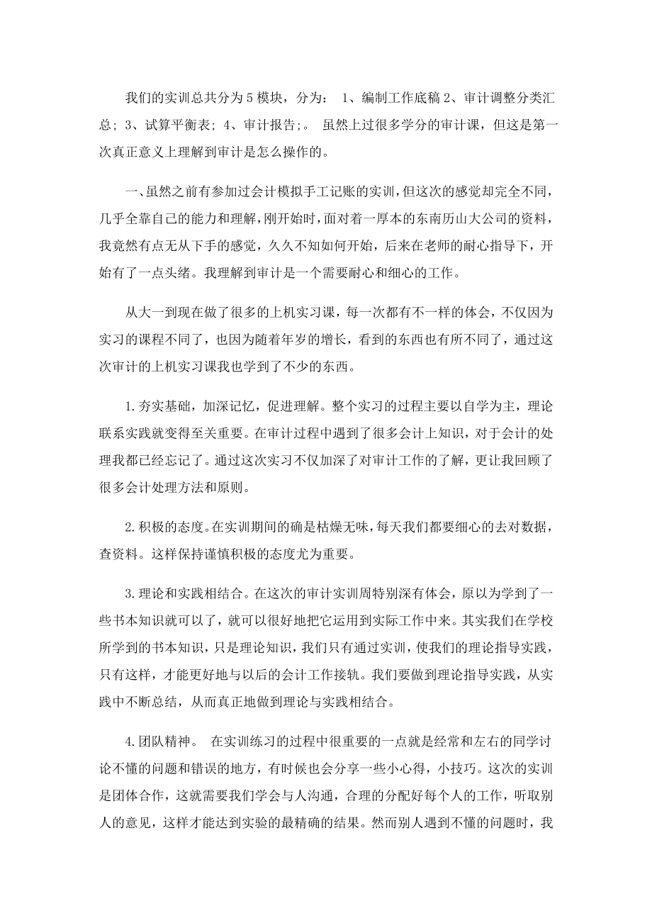 审计实习心得600字(精选5篇).doc_第2页