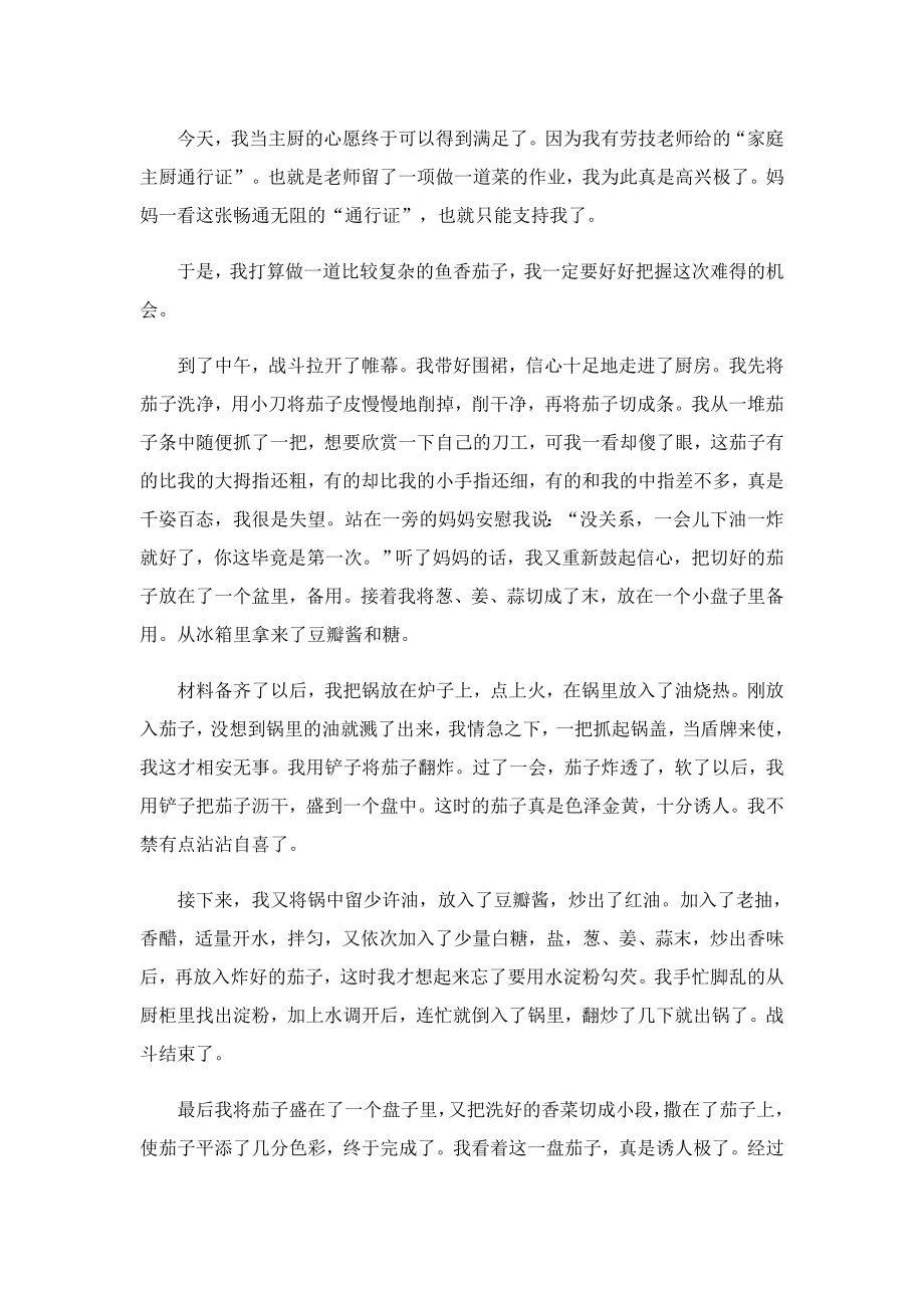 做菜社会实践心得体会最新模板怎么写.doc_第3页