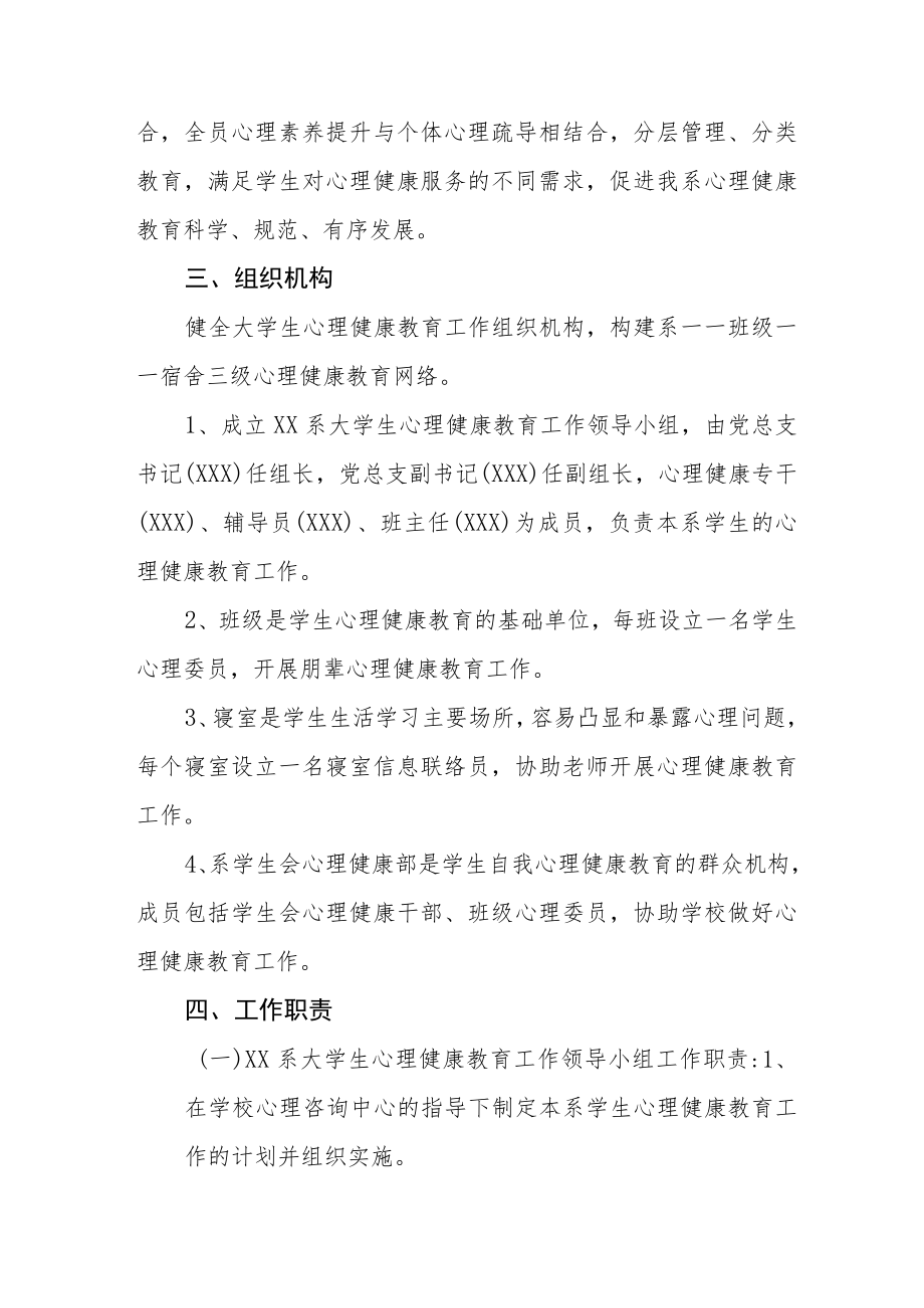 大学院系学生心理健康教育工作实施方案.docx_第2页