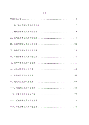 化工企业事故现场处置方案.docx