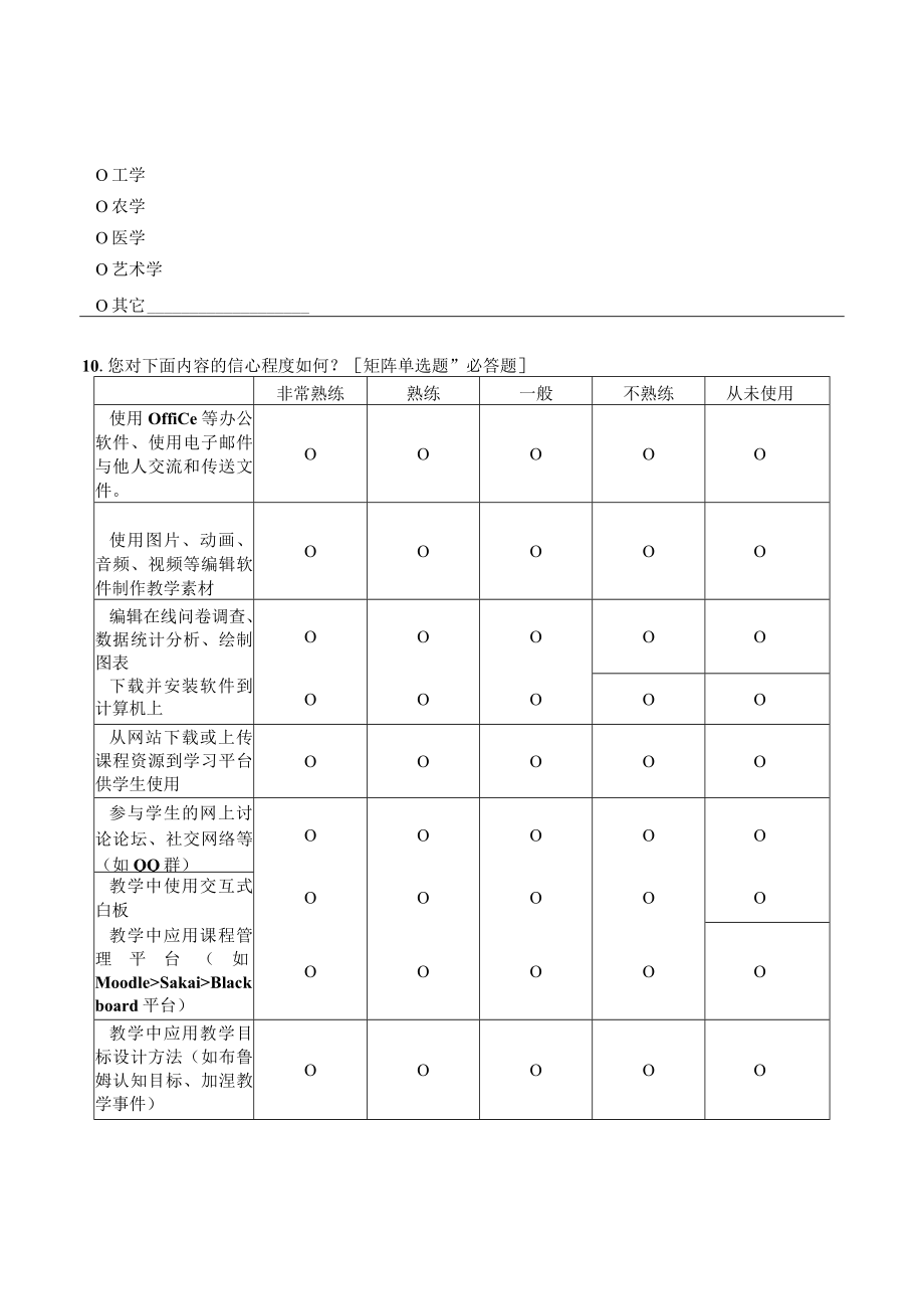 教师信息化教学能力调研问卷.docx_第3页