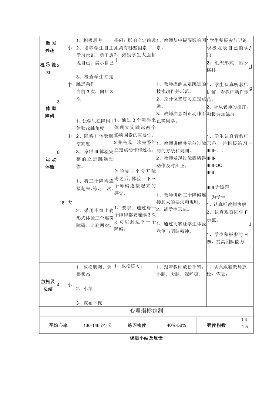 初中 立定跳远（水平四） 教学设计.docx_第3页