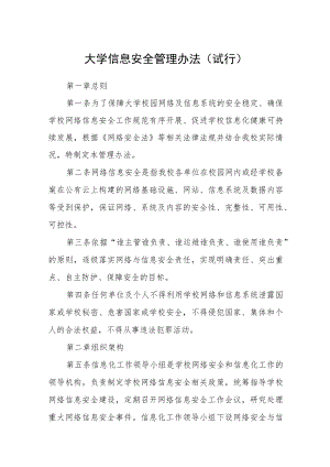 大学信息安全管理办法（试行）.docx