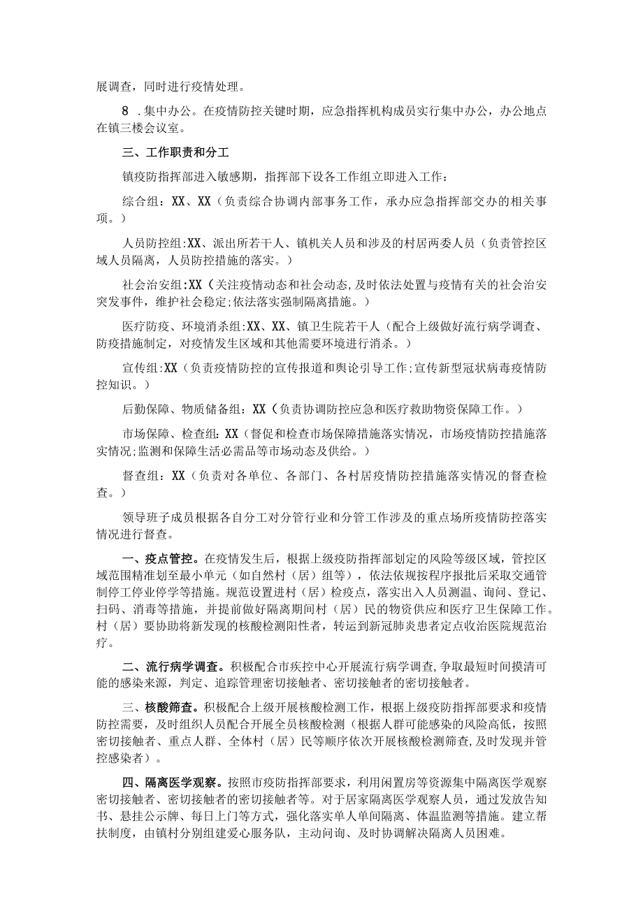 疫情防控应急预案（镇乡）.docx_第2页