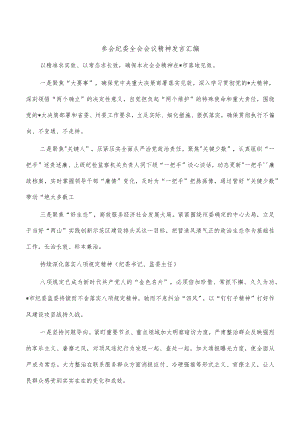 参会纪委全会会议精神发言汇编.docx