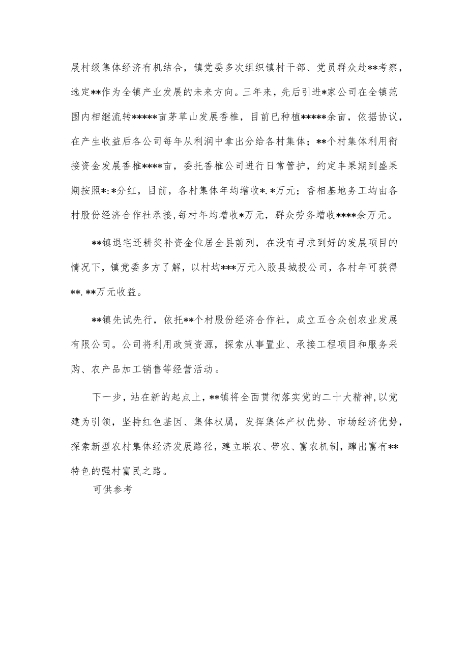 推进乡村振兴经验交流发言材料供借鉴.docx_第3页