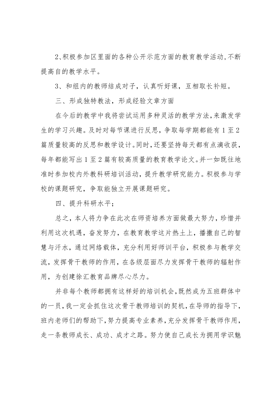 骨干教师个人研修计划.docx_第3页